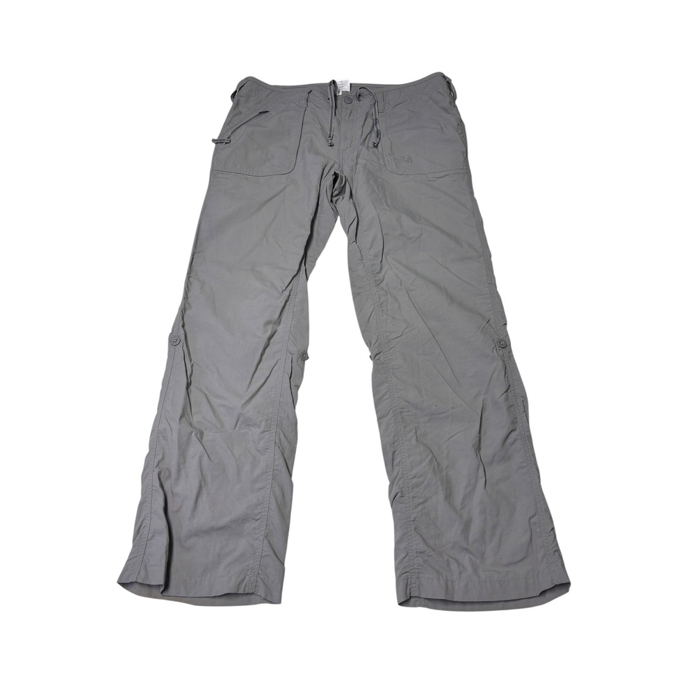 The North Face Womens 16 W36 L30 Gray Nylon Roll Up Hiking Cargo Pants ALAM
